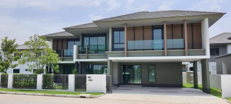ขาย บ้านเดี่ยว บ้านเปล่า หลังมุม วิวโค้งน้ำ บุราสิริ บางนา 296 ตรม. 115.6 ตร.วา บ้านใหม่ ไม่เคยเข้าอยู่ รูปที่ 2
