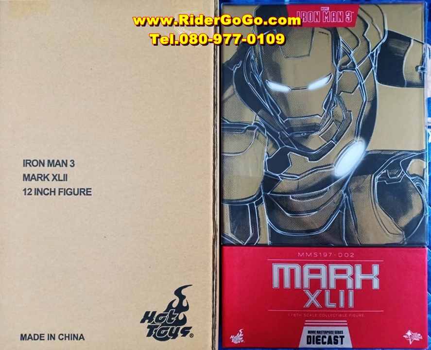 HOT TOYS IRONMAN MARK XLII MK42 DIECAST โมเดลไอออนแมนมาร์ค42 ไอร่อนแมนภาค3 สภาพสวยใหม่ของแท้ รูปที่ 7