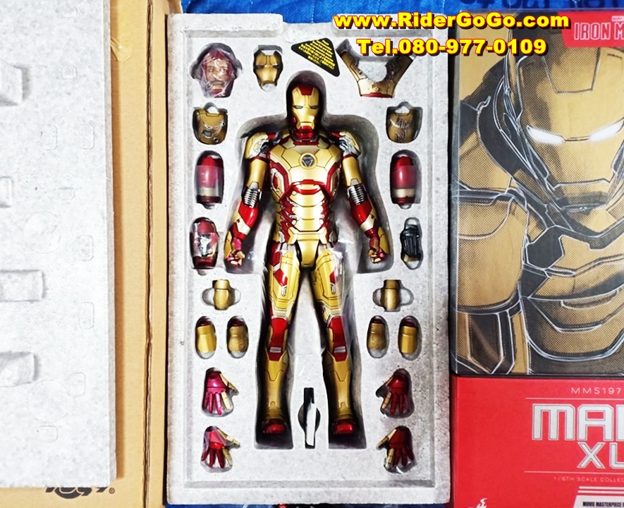 HOT TOYS IRONMAN MARK XLII MK42 DIECAST โมเดลไอออนแมนมาร์ค42 ไอร่อนแมนภาค3 สภาพสวยใหม่ของแท้ รูปที่ 4