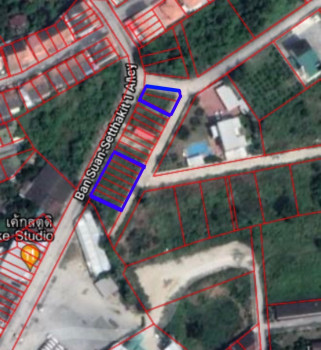 ขายที่ดินหลังตลาดเพชรสนามบ้านสวน ติดถนนหลังเส้นซอย 1 มีสองแปลง เนื้อที่ 140 ตรว กับ 61 ตรว ต.บ้านสวน อ.เมืองชลบุรี ถมให้เสร็จ รูปที่ 1