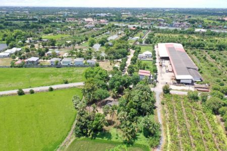 ขาย ที่ดิน แปลงสวย ติดถนนลาดยางโครงการ กรรณสูติ ริเวอร์ วิลล์ 946 ตร.วา มีสวนสาธารณะสวยๆใช้ร่วมกัน พื้นที่ เกือบ 10 ไร่ รูปที่ 3