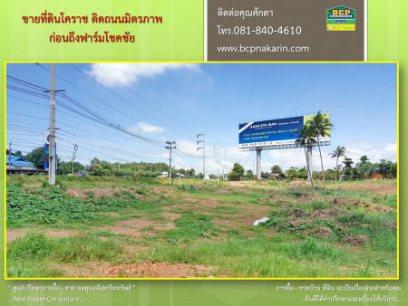 ขายที่ดินเปล่า ติดถนนมิตรภาพ ก่อนถึงฟาร์มโชคชัย ปากช่อง รูปที่ 3