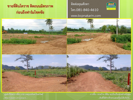 ขายที่ดินเปล่า ติดถนนมิตรภาพ ก่อนถึงฟาร์มโชคชัย ปากช่อง รูปที่ 4