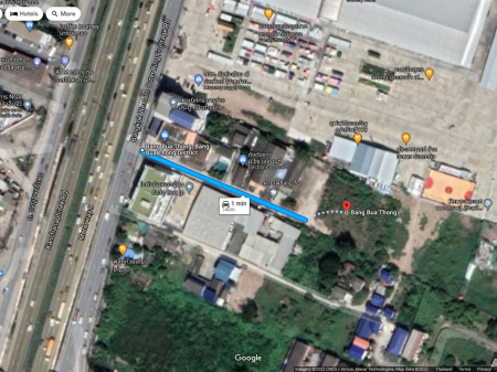 ขาย ที่ดิน บางบัวทอง แยกบางกรวย ไทรน้อย ขนาด 2 ไร่ 2 งาน 48.9 ตร.วา แปลงสวยสี่เหลี่ยม ใกล้ถนนวงแหวนกาญจนาแค่ 100 ม. เหมาะทำโกดัง อพาร์ทเม้น รูปที่ 3