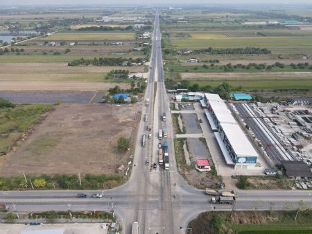 ขาย ที่ดิน โฉนดครุฑแดง ฟรีค่าโอนภาษีคลอง 7 หนองเสือ 1 ไร่ ทำเลดีค้าขาย น้ำไฟครบจบที่เดียว ติดถนนเมน รูปที่ 4