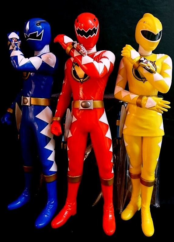 โมเดลฟิกเกอร์อาบะเรนเจอร์ ขบวนการอาบะเจอร์ Abaranger Big Size Soft Vinyl Figure ของใหม่ของแท้จากประเทศญี่ปุ่น รูปที่ 3