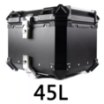45L Motorcycle Universal Aluminum Rear Toolbox Helmet Trunk Storage Top Tool Box For Yamaha kawasaki Honda KTM BMW Ducati