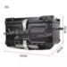 รูปย่อ 100L 80L Universal Motorcycle Rear Top Luggage Case Storage Tail Toox Box Waterproof Trunk Key Lock Toolbox Aluminum Accessory รูปที่5