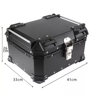 32L 36L 45L 55L Motorcycle Tail Rear Top Luggage Box Helmet Case Storage Trunk Aluminum Toolbox Universal Accessories Waterproof รูปที่ 1
