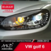 รูปย่อ For Car VW Golf6 GOLF 6 20092012 MK6 Head Lamp Car Accessory Fog Lights Day Running Light DRL H7 LED Bi Xenon Bulb Headlights รูปที่5