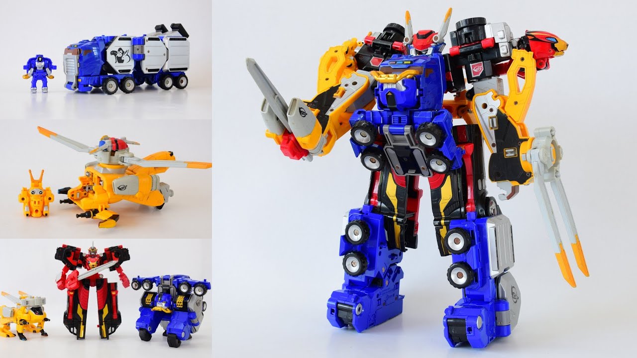 หุ่นยนต์ขบวนการโกบัสเตอร์ โกบัสเตอร์โอ Go-Buster (DX Go-Buster OH) ของใหม่ของแท้Bandai ประเทศญี่ปุ่น รูปที่ 4