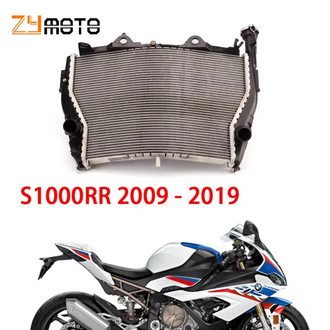 Aluminium Motorcycle Replacement Radiator Cooler For BMW S1000RR 2009 2010 2016 2017 2018 2019 S 1000 RR S1000 รูปที่ 1