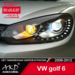 รูปย่อ For Car VW Golf6 GOLF 6 20092012 MK6 Head Lamp Car Accessory Fog Lights Day Running Light DRL H7 LED Bi Xenon Bulb Headlights รูปที่4