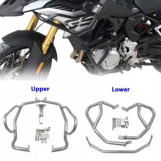 For BMW F750GS F850GS F 750 850 GS 2018 2019 Motorcycle Engine Guard Crash Tank Bar Bumper Upper Lower Fairing Frame Protector รูปที่ 1