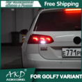 For Car VW Golf 7 Variant Tail Lamp Led Fog Lights DRL Day Running Light Tuning Car Accessories Golf 7.5 sport Tail Lights