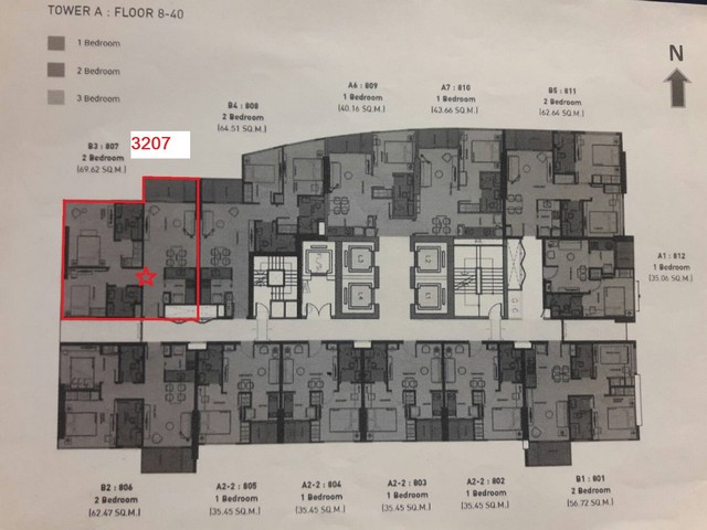 คอนโด. คอนโด เดอะ เซนต์ เรสิเดนเซส 70Square Meter 2 BR ใกล้ - สะอาด - รูปที่ 1