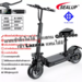 รูปย่อ 【1 Year Warranty】SEALUP XLP Q7 IP54 waterproof Foldable Electric scooter 48V500W55KMH 30150KM 8 springs shock absorbers kids kick scooter electric bicycle 11 inches Radial tire electrical motorbike Offroad Electric car รูปที่5