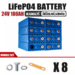 รูปย่อ แบตเตอรี่​ ลิเธียม​ CALB lithium ion Lifepo4 24v 8S 8 CELLS GRADE A 180ah 180a​ UPS​ Battery รถกอล์ฟ​ ระบบโซล่า BMS 50  100A Package รูปที่1