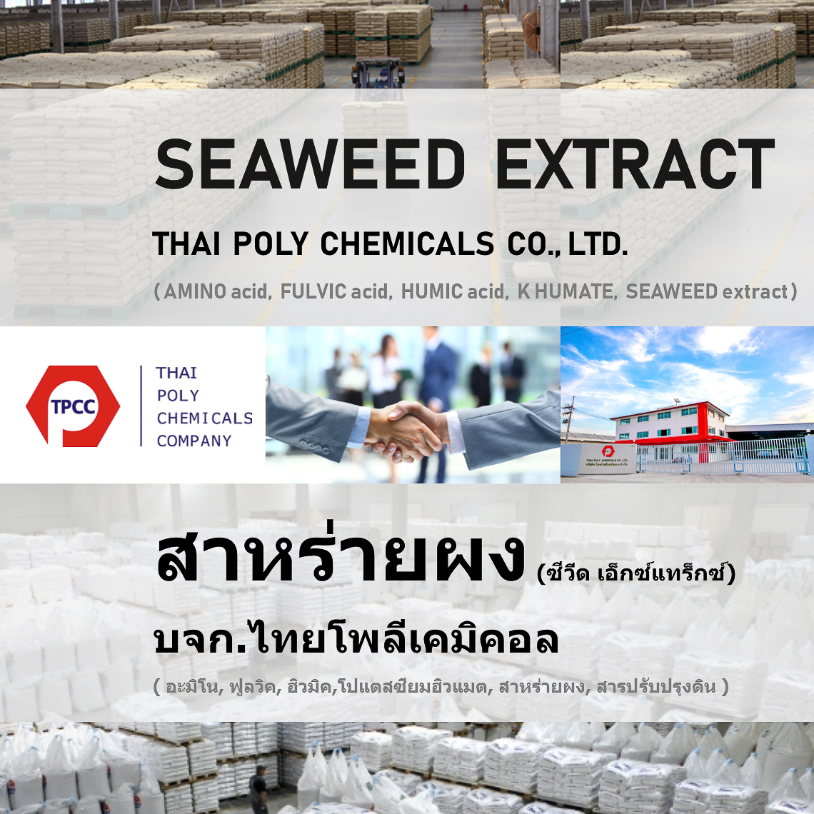 ซีวีดเอ็กซ์แทร็กซ์, Seaweed extract powder, สารสกัดสาหร่ายทะเล, ผงสาหร่ายสกัด, ปุ๋ยสาหร่ายผง, Seaweed Fertilizer รูปที่ 1