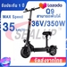 รูปย่อ 【1 year warranty】SEALUP IP54 waterproof Foldable Electric scooter 400W500W springs 30150KM Hydraulic shock absorbers kids kick scooter electric bicycle Radial tire Pneumatic tire electrical motorbike Offroad Electric car รูปที่3