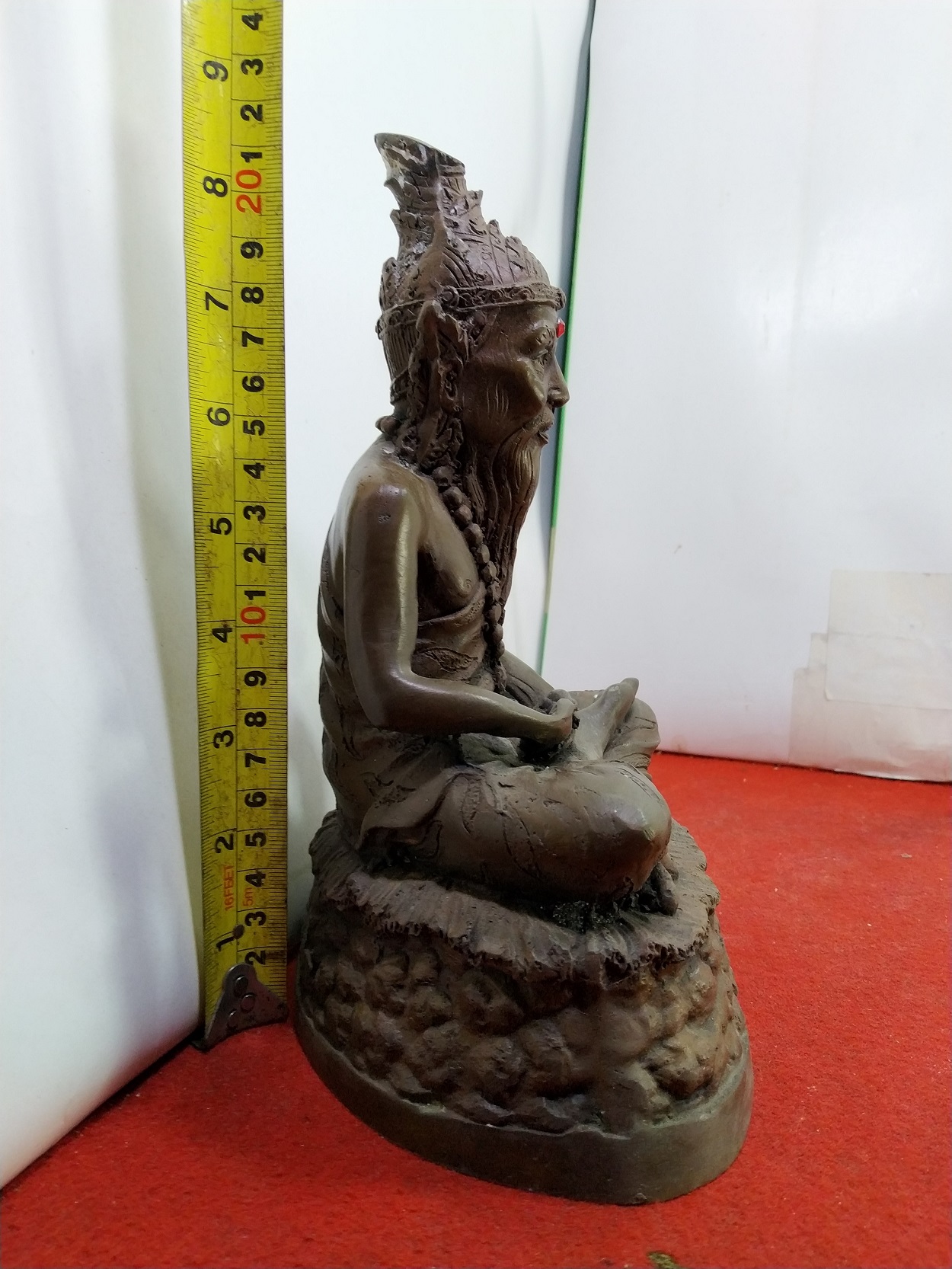 พ่อปู่ฤาษีตาไฟ หน้าตัก 5 นิ้ว เนื้อโลหะสำริด รูปที่ 4