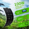 Boguang 100W Solar Panel 200W 300W 400W Kit Panneau Solaire Flexible Cell For 12V 24V Battery Car RV Home Outdoor Power Charging