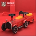 Children's Electric Train Can Take Twoperson Toy Car Dualdrive Rechargeable Retro StrollerToddler Ride on Toy