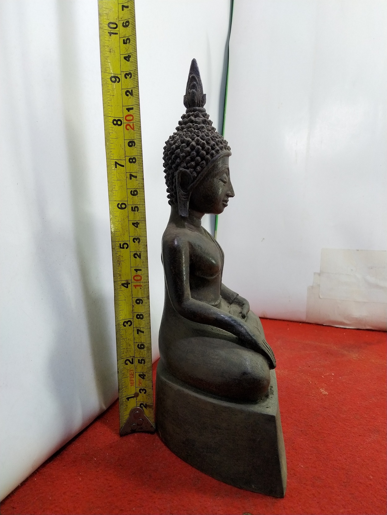 พระเชียงรุ้ง (พระลาว) หน้าตัก 5 นิ้ว เนื้อสำริด รูปที่ 4
