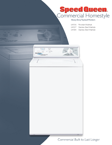 เครื่องซักผ้าฝาบนอัตโนมัติ Speed Queen รุ่นLWS17 จากประเทศ USA รูปที่ 1