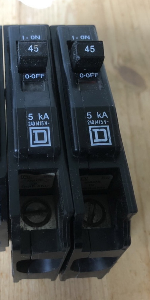 ขายเบรกเกอร์ ลูกย่อย ลูกเซอร์กิส 1 โพล circuit breaker 1P สแควร์ดี ชไนเดอร์ มือสอง รูปที่ 3