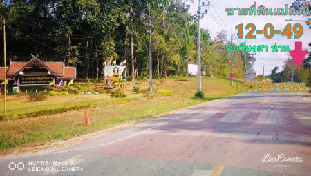 ขาย ที่ดิน อ.เวียงสา น่าน 12 ไร่ 49 ตร.วา ติดถนน3ด้าน อยู่กลางชุมชน รูปที่ 3