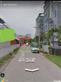 ขาย ที่ดิน รหัส 39475ถนนรามคำแหง  เนื้อที่ 1 ไร่ 8.6 ตร.วา เหมาะสำหรับ โรงแรม อพาร์ทเม้นท์ รูปที่ 3
