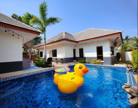 ให้เช่า บ้านเดี่ยว บ้านพัก พูลวิลล่า โครงการDuplex Private Pool Villa 240 ตรม. 80 ตร.วา ใกล้แหล่งท่องเที่ยวมากมาย รูปที่ 4