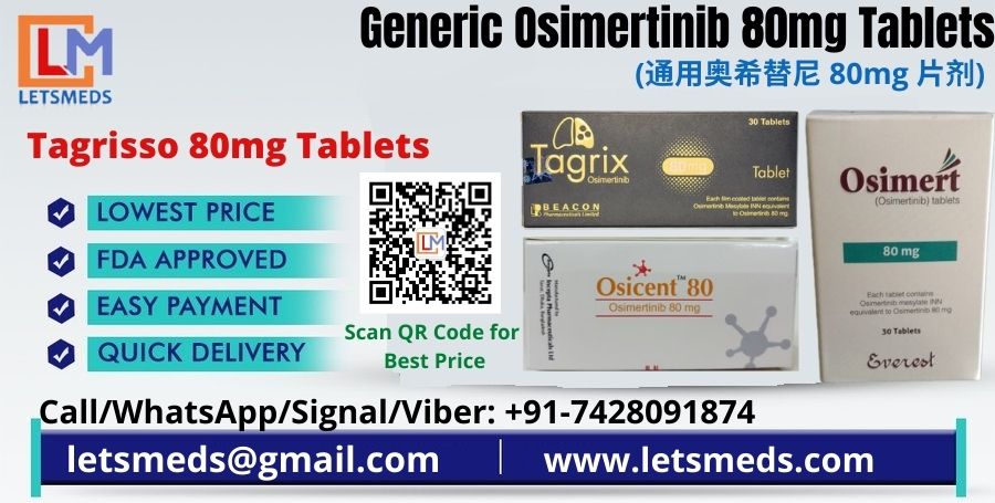 รูปภาพ Buy Osimertinib Tablets Online | Osimert 80mg Tablets Cost | Generic Tagrisso Wholesale Supplier USA