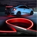 รูปย่อ Crystalwave Carbon Fiber Led Rear Spoiler Lights For Car Racing Tail Wing Universal Driving รูปที่2