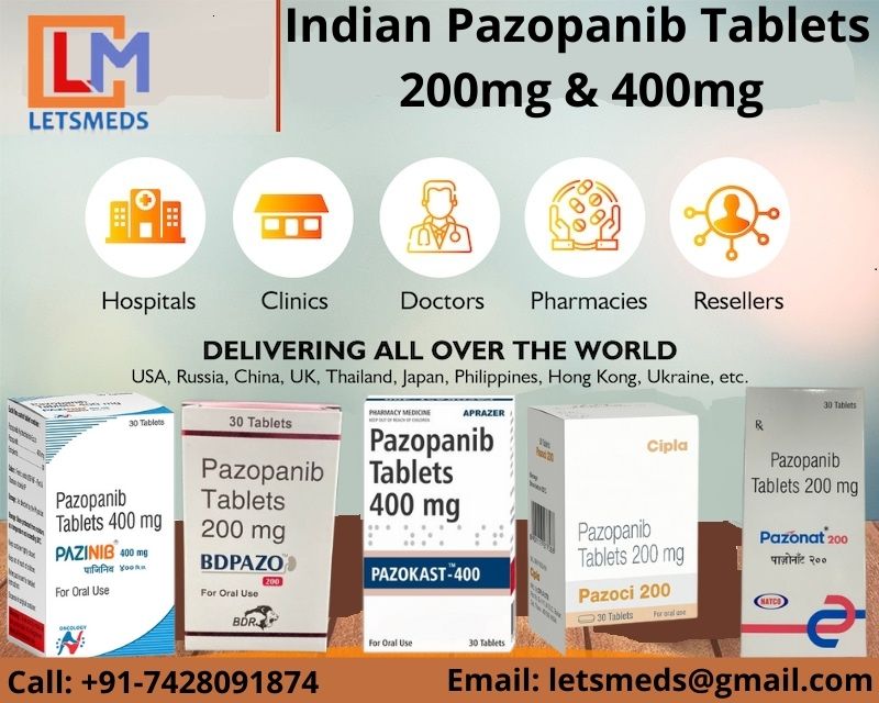 รูปภาพ Indian Pazopanib Tablets 400mg Cost Wholesale Supplier Philippines