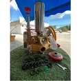 ปั้มพ่นยา3สูบส่งขึ้นเขา เน้นส่งไกลขึ้นที่สูง ขนาด 2 นิ้ว x 2 นิ้ว ยี่ห้อPower Sprayer รุ่น AG450 ท่อเข้าออก 2นิ้ว