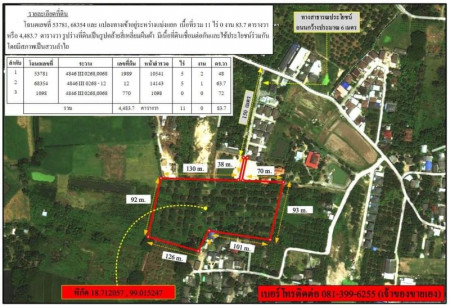 ขายด่วน : ที่ดิน ถูกที่สุด ในย่านอำเภอสารภี เหมาะสำหรับทำโครงการบ้านพักอาศัย และเก็งกำไรเพื่ออนาคต รูปที่ 3