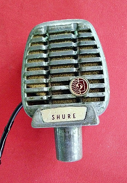 ไมค์โครโฟนโบราณ SHURE BROTHERS USA.(ขายตามสภาพ) รูปที่ 3