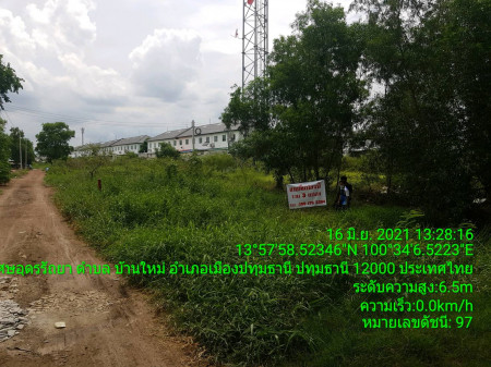 ขายที่ดินเปล่า 3แปลง รวม270ตร.วา ซอยร่วมสุข (บ้านพักคนชรา) บ้านใหม่ ปทุมธานี รูปที่ 7