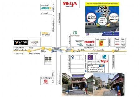 ขายด่วน : ทาวน์เฮ้าส์ 19 ตารางวา พร้อมกิจการ Nim Express ใกล้สถานีรถไฟฟ้า รูปที่ 4