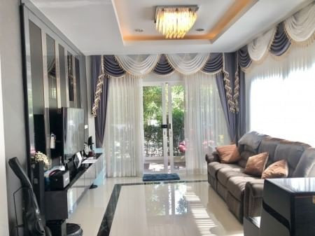 บ้านเดี่ยว  : เนื้อที่ 85ตรว. หมู่บ้านซื่อตรง โคซี่ บางบัวทอง340 ตกแต่งสวย พร้อมเฟอร์นิเจอร์จัดเต็ม ติดดถนนใหญ่ ทล. 340 รูปที่ 3