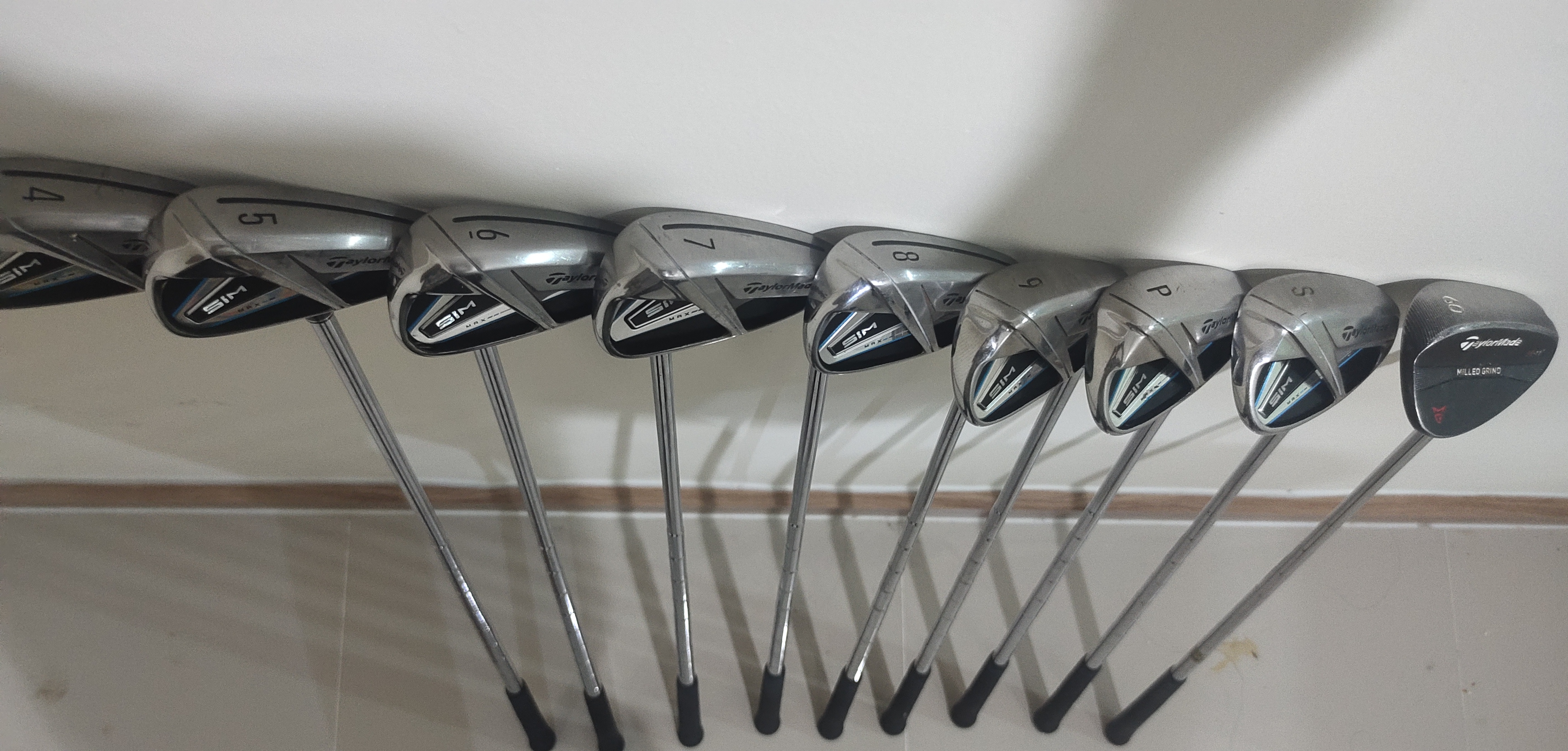 ชุดเหล็ก taylormade sim max 4-p s แถม wedge milled grind 60 รูปที่ 6