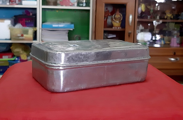 กล่องข้าวห่ออลูมิเนียมสมัยโบราณ(ใบ4.)  รูปที่ 4