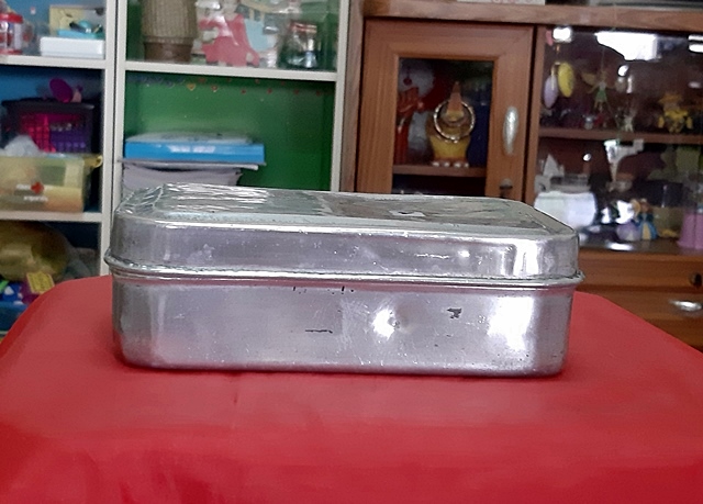 กล่องข้าวห่ออลูมิเนียมสมัยโบราณ(ใบ4.)  รูปที่ 6