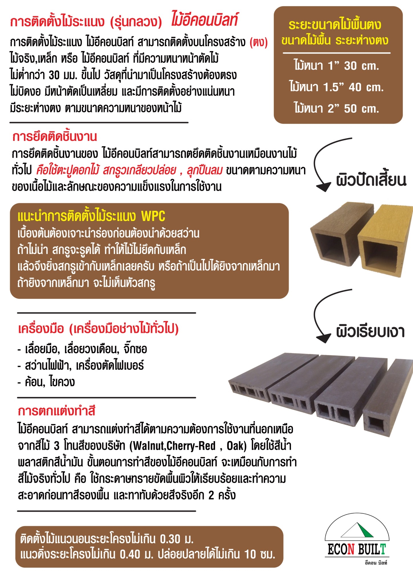 ไม้เทียม ไม้ระแนง ไม้พื้น ราคาถูก รูปที่ 6