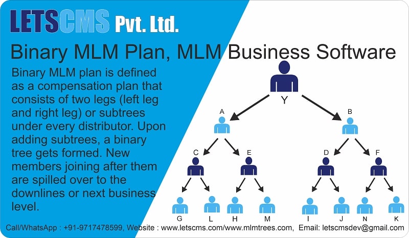 Binary MLM Direct Selling, Pyramid, Repurchase plan for Affiliate Marketing Software | USA รูปที่ 1