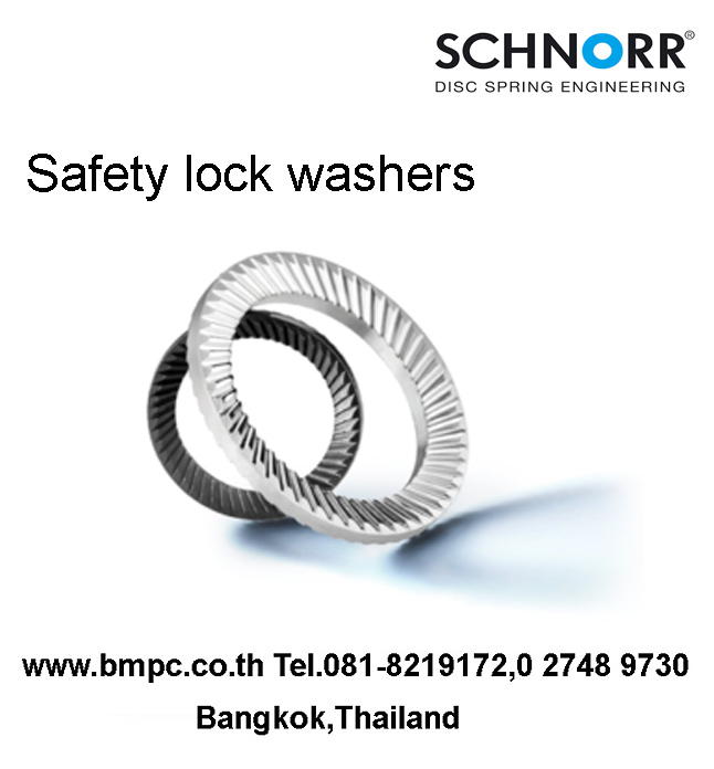 แหวนจานกันคลาย, แหวนจานโค้งมีฟัน, Ribbed lock washer, Serrated Washers, locking disc spring, แหวนฟันเฟืองกันคลาย รูปที่ 1