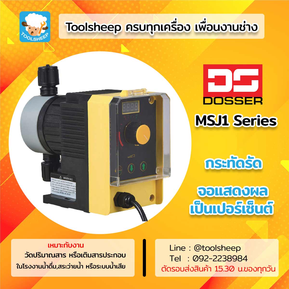 มิเตอร์ริ่งปั๊ม DOSSER รุ่น MSJ1 Series  รูปที่ 1