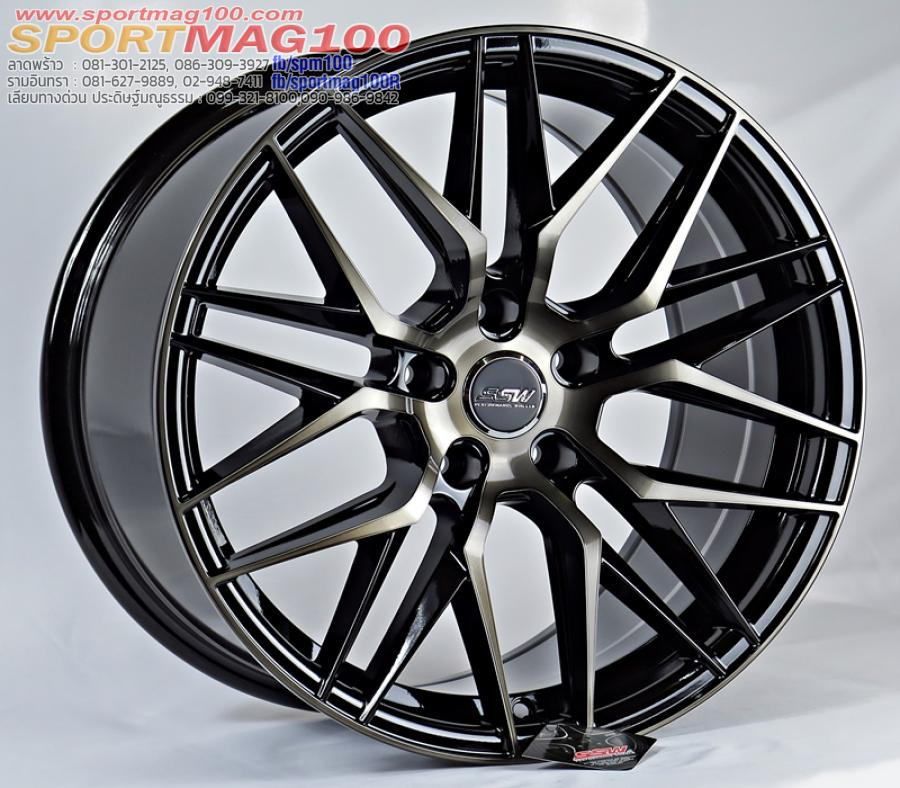 ล้อแม็กใหม่ SSW S348 Vorsteiner สีดำแลคชา รูปที่ 1